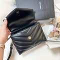 YSL LOULOU 小方胖 黑金_2
