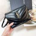 YSL LOULOU 小方胖 黑金_1