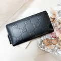 GUCCI JUMBO 壓印GG拉鍊長夾