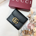 GUCCI GG方土司短夾 金釦