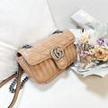 GUCCI GG Marmont 馬夢單肩包 22cm 奶茶色_2