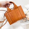 CHLOE Mini Woody 皮革棕_1
