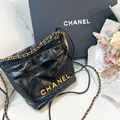 CHANEL 22 Bag mini 黑金