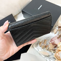 YSL 信封卡包 黑金_2