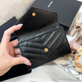 YSL 信封卡包 黑金_4