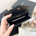 YSL 信封卡包 黑金_3