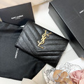YSL 信封卡包 黑金