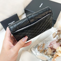 YSL 新款信封卡包 黑金_2