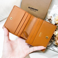BURBERRY 對開短夾 焦糖棕_5