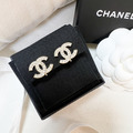 CHANEL 經典雙C 耳夾式 耳環_1