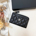 CHANEL L型拉鍊零錢卡包