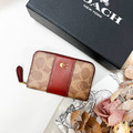 COACH ㄇ字拉鍊零錢包