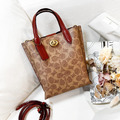 COACH WILLOW 16 迷你托特 老花