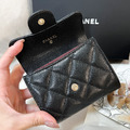 CHANEL CF雙層扣式卡包_4