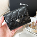 CHANEL CF雙層扣式卡包_1