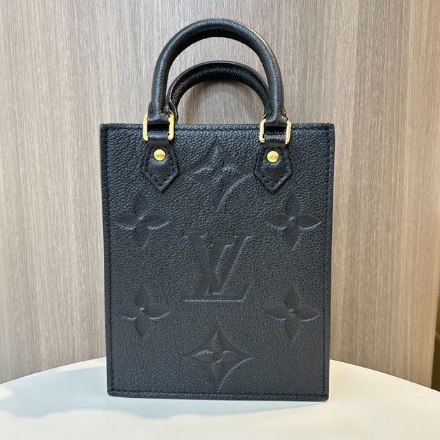 LV 黑壓印琴譜mini 托特包