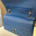 Chanel 藍色荔枝牛皮 CF25_4