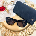 CHANEL 黑鑽LOGO墨鏡 太陽眼鏡_3