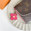 [二手] LV 老花翻蓋長夾 花花墜飾_4