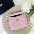 [二手] CHANEL 豆腐吐司零錢包 薰衣草紫