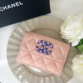 [二手] CHANEL 19 MINI短夾 草莓牛奶
