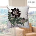 藝術授權《弄花香滿衣/風華正茂/曉色和露》可拆式仿棉抱枕套