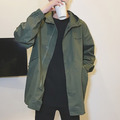 長版連帽休閒外套