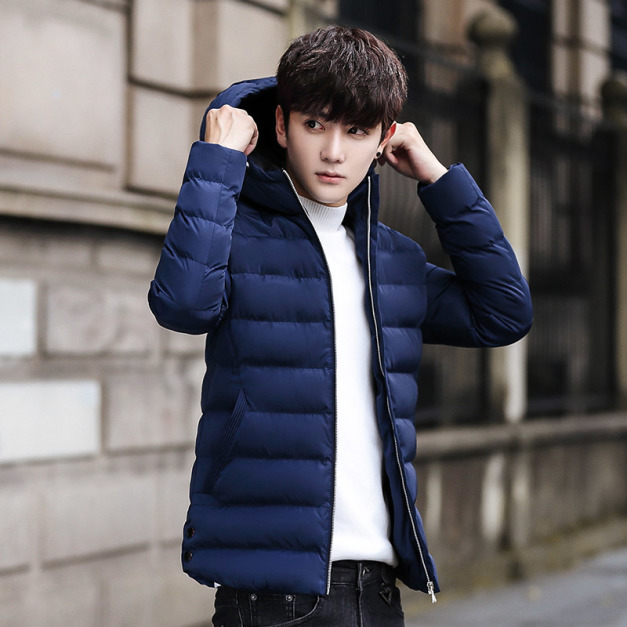 連帽修身休閒外套