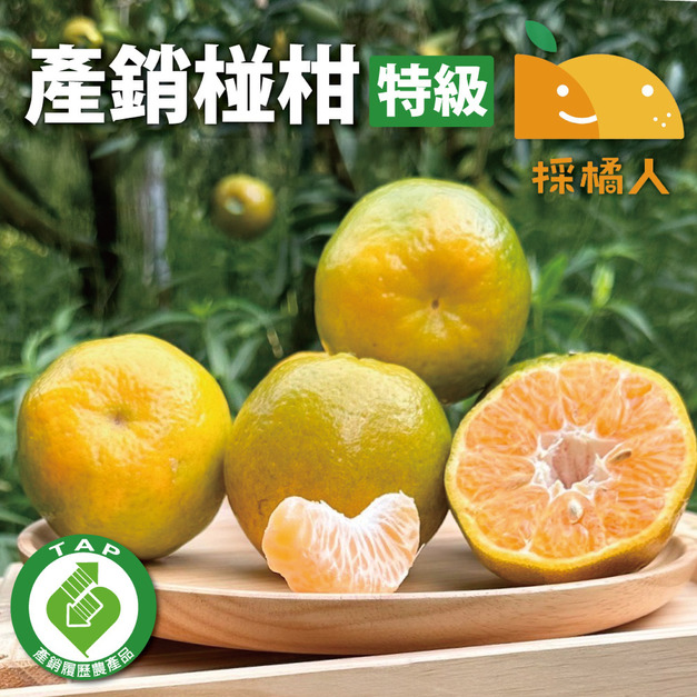 【採橘人果園】產銷履歷椪柑(友善農耕/頂級現採產地直送)