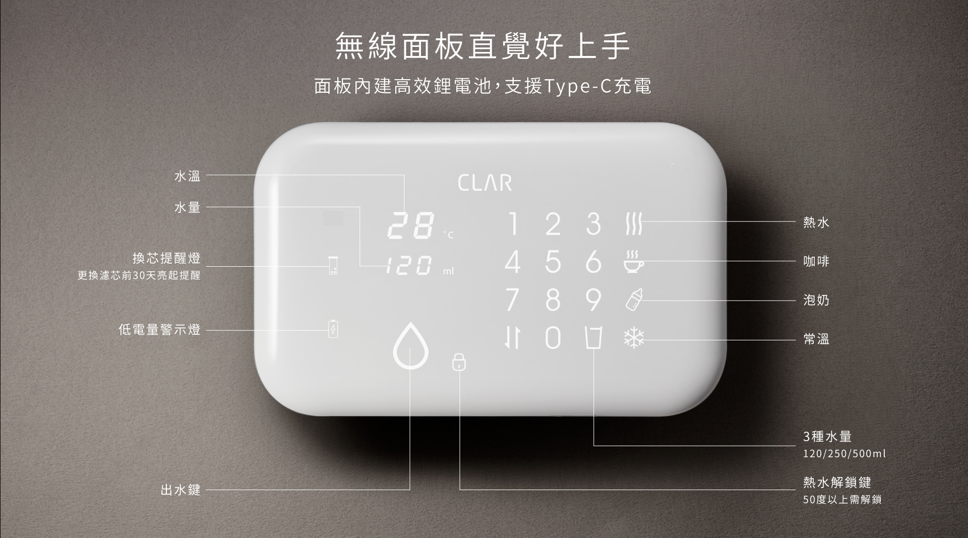 CLAR EVO瞬冰瞬熱淨水器團購》8/11開團 價格CP值評價好 3年保固！瞬熱飲水，自訂記憶水溫及水量，冰溫熱一鍵秒出最懂你