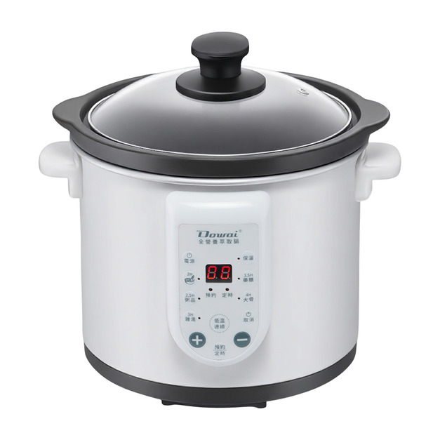 【Dowai多偉】台灣製造 全營養萃取鍋3.2L(DT-323)質感白
