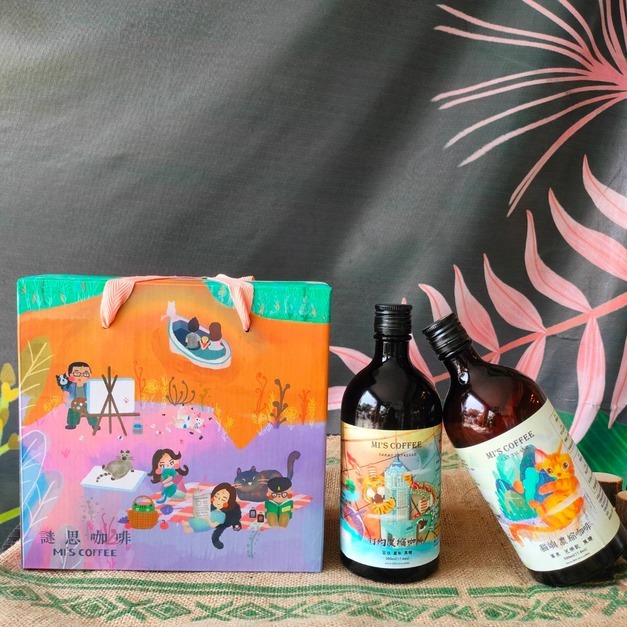 【好事成雙 咖啡禮盒】 兩款獨特風味濃縮 x 500ml (可任選兩款濃縮)