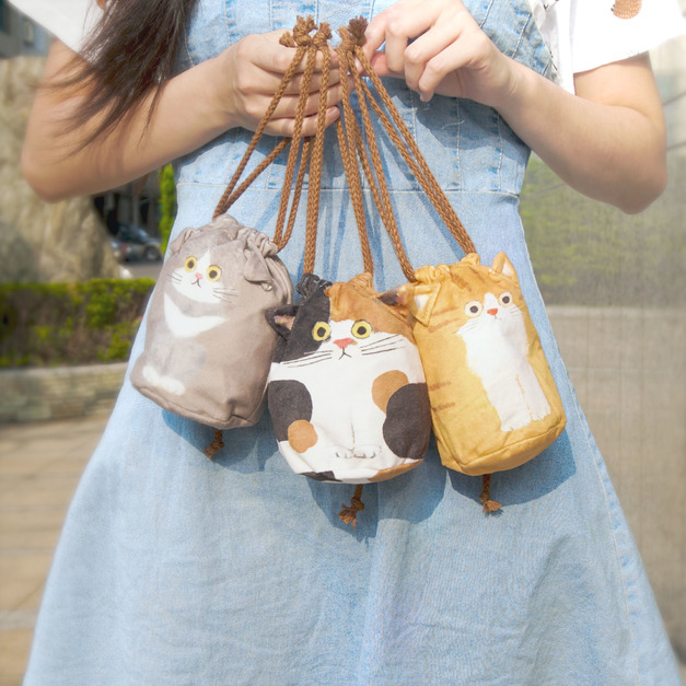 ◇清倉免運品◆【貓物小提袋】可愛貓咪隨身袋 送禮自用、必備良品