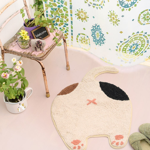 ◇清倉免運品◆【貓貓屁屁地墊】可愛動物大臉貓咪地墊 送禮自用、必備良品