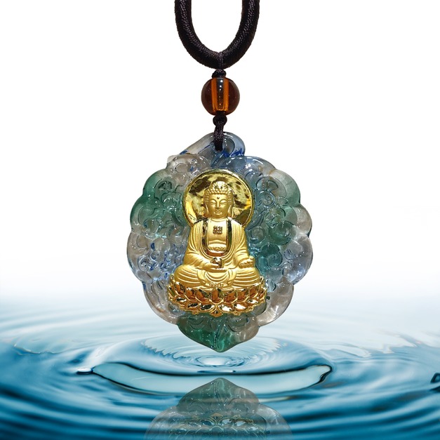 藥師佛-黃金琉璃項鍊