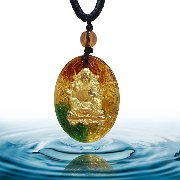 五路財神-黃金琉璃項鍊