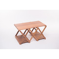 原木手工四層架(柚木) Restructurable 4-Tier rack shelf (Teak)_2