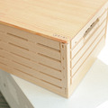 原木壓紋收納箱(含原木蓋板) Embossed storage box_2
