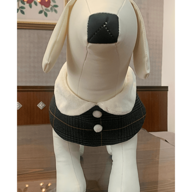 毛孩格紋領巾NR-01