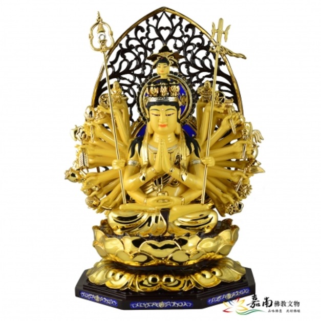 千手觀音菩薩銅佛像(8寸8)