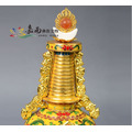 景泰藍尊聖寶塔-黃(21cm)_1