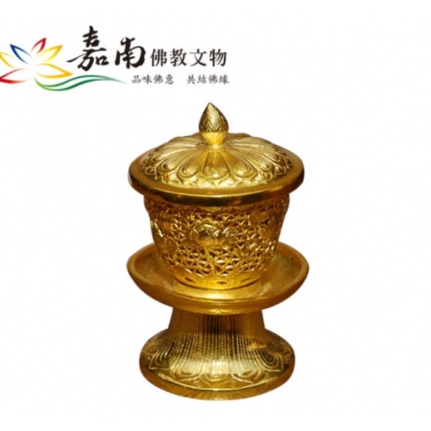 手工雕刻供飯碗-小(簍空)