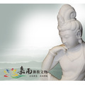 漢白玉思維觀音佛像_1