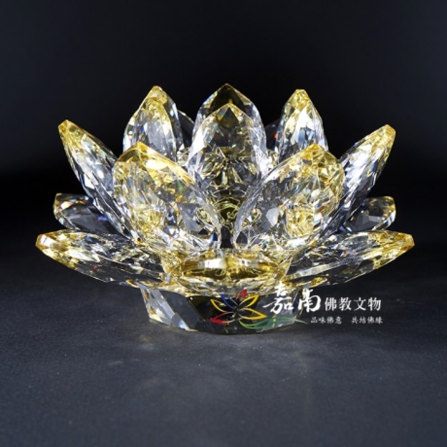 金黃水晶蓮花(5cm)