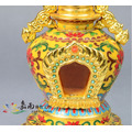 景泰藍尊聖寶塔-黃(21cm)_2