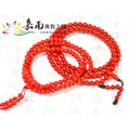天然阿卡級沙丁紅珊瑚念珠(5mm)