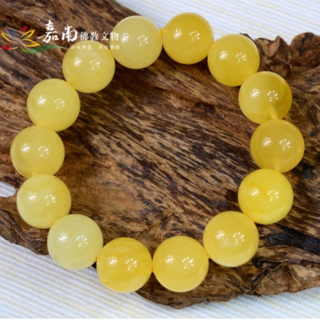 蜜蠟手珠-天然波羅的海(15mm)Y015