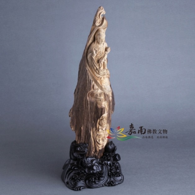 印尼加里曼丹沉香擺件-觀音