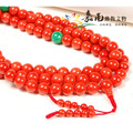 天然阿卡級沙丁紅珊瑚念珠(11mm)