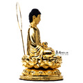 釋迦牟尼佛蓮花座-按金銅佛像(41cm)_2